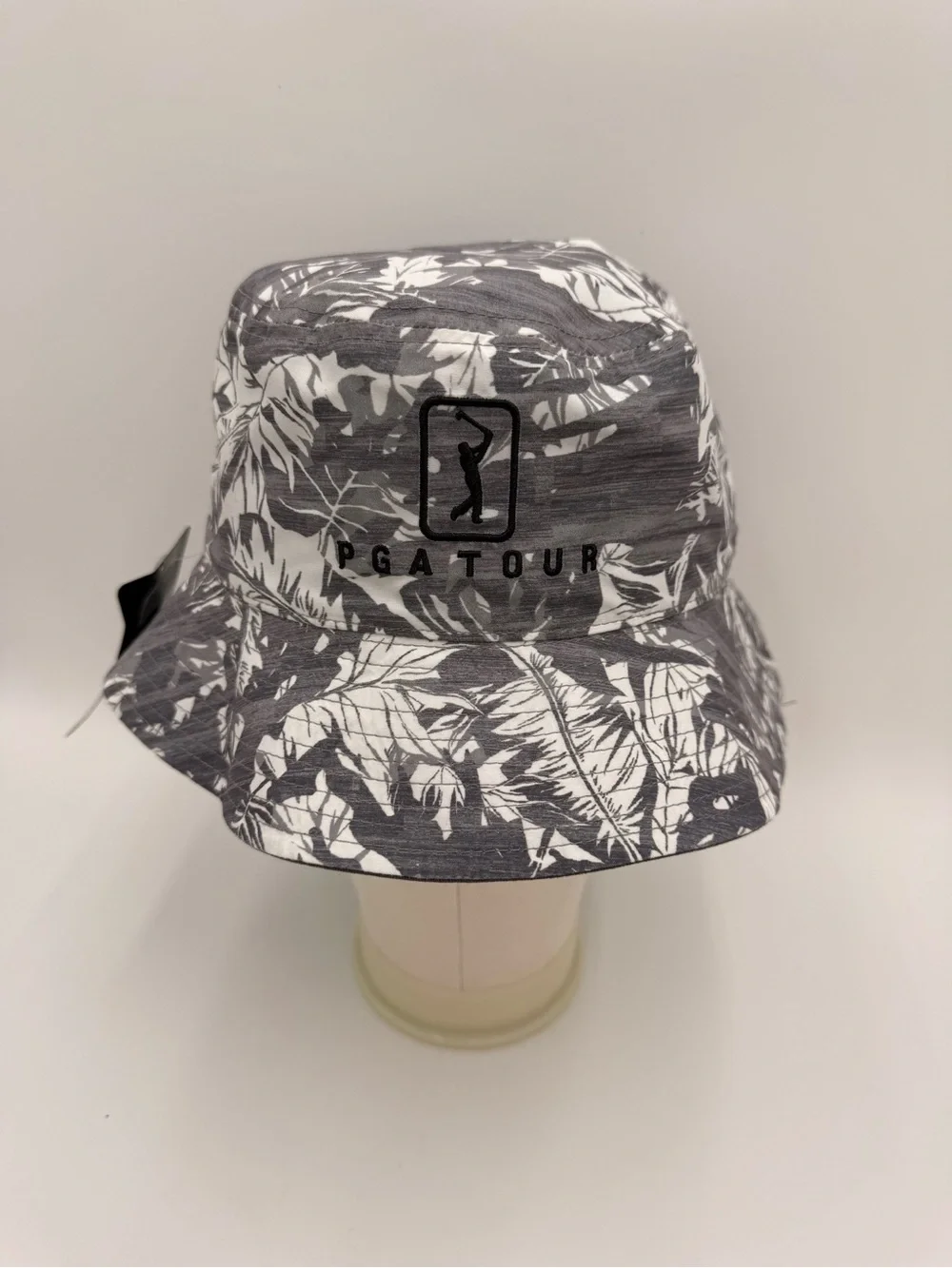 PGA TOUR Reversible Gray Bucket Hat nwt